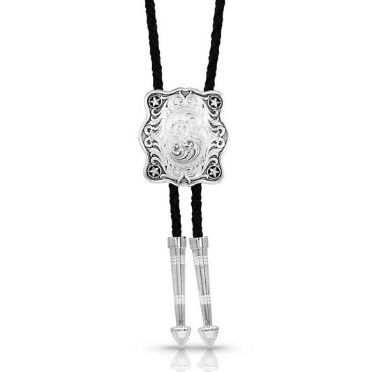 Montana Scalloped Square Bolo Tie