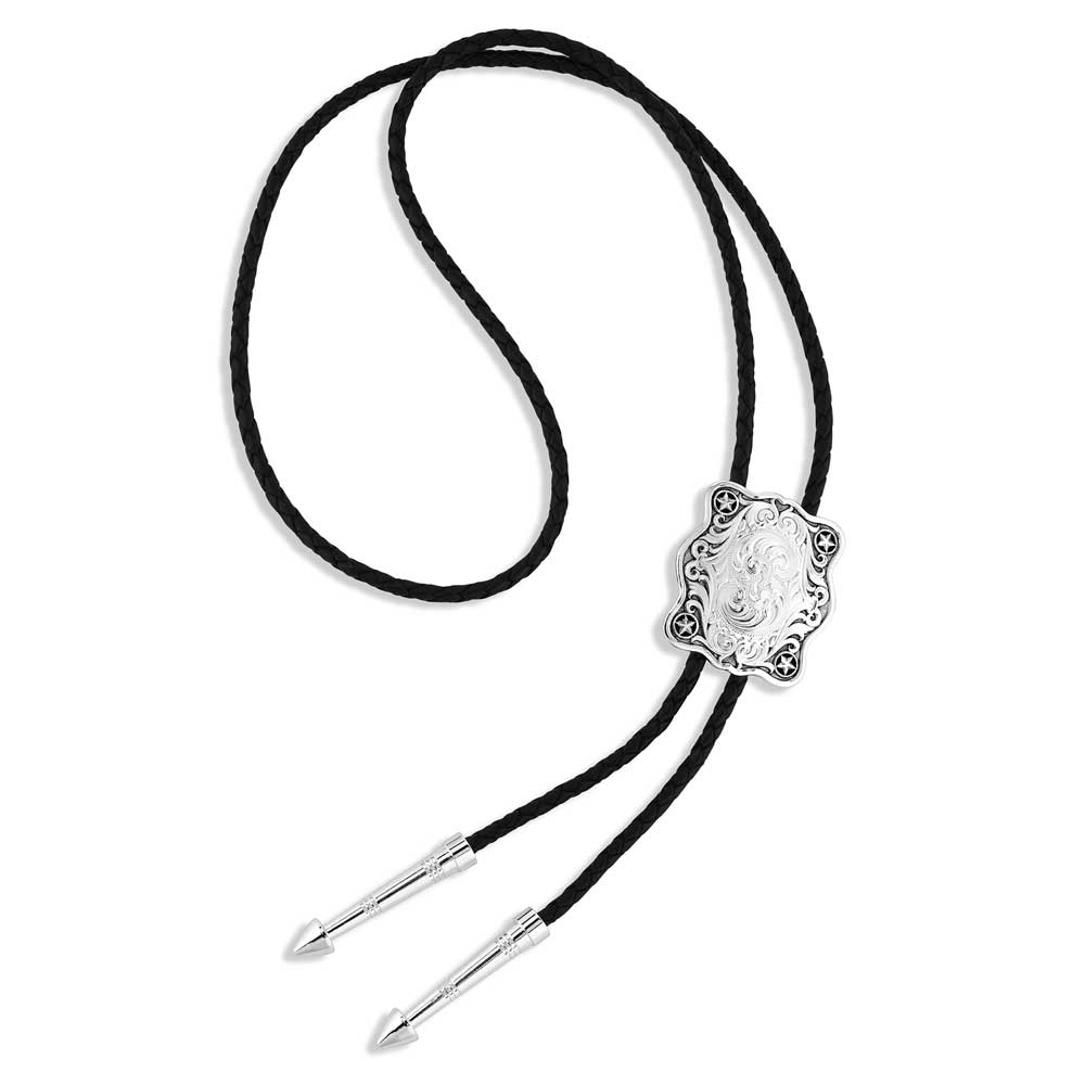 Montana Scalloped Square Bolo Tie