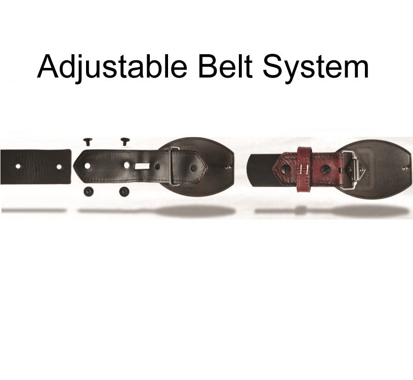 Los Altos Genuine Pirarucu Western Fashion Belt - Brown Rustic