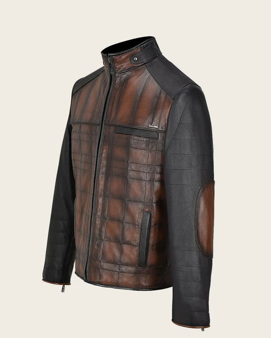 Cuadra Brown Hand-Shaded Jacket