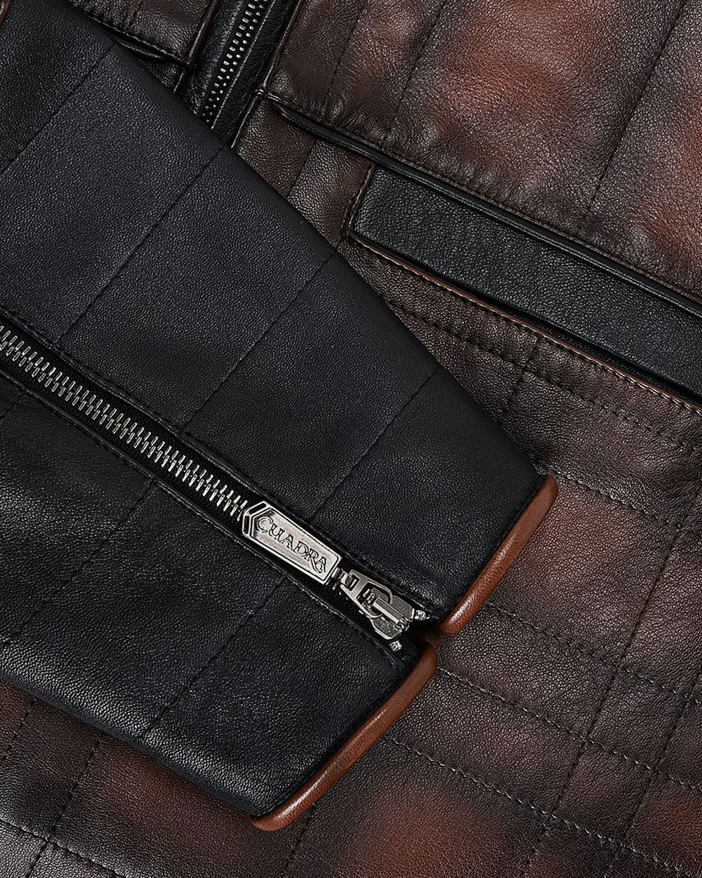 Cuadra Brown Hand-Shaded Jacket