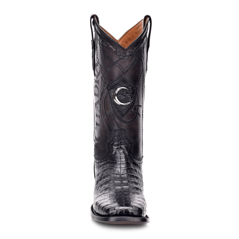 CUADRA_MENS_BLACK_CAIMANSQUARE_TOE_WESTERN_BOOT-SANCHEZ_SONS-CU419EE_head_on