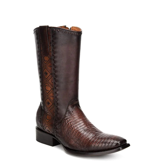 CUADRA_MENS_BROWN_LIZARD_BOOT-SANCHEZ_AND_SONS_CU375EE_PROFILE
