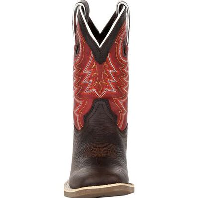 Durango Kid’s Dark Chestnut and Crimson Western Boot