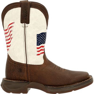 Durango KIDS DISTRESSED FLAG WESTERN BOOT DBT0234C