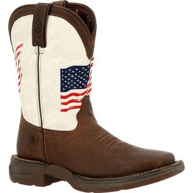 Durango KIDS DISTRESSED FLAG WESTERN BOOT DBT0234C