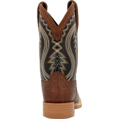 Durango® Lil' Rebel Pro Big Kids’ Acorn Black Onyx Western Boot