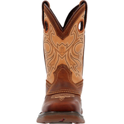 LIL’ REBEL™ BY DURANGO® LITTLE KIDS’ BROWN TAN WESTERN BOOT DBT0240C