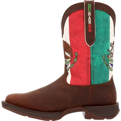 Durango Men’s Steel Toe Mexico Flag Western Boot