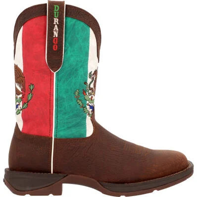 Durango Men’s Steel Toe Mexico Flag Western Boot