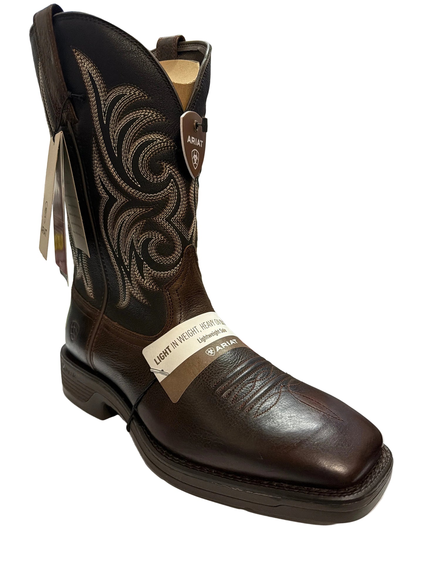 Ariat Men's Boots Ranger Wicker / Chocolate Smoke Wide Square