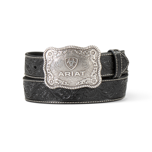 ARIAT Men's Floral Accent Western Belt