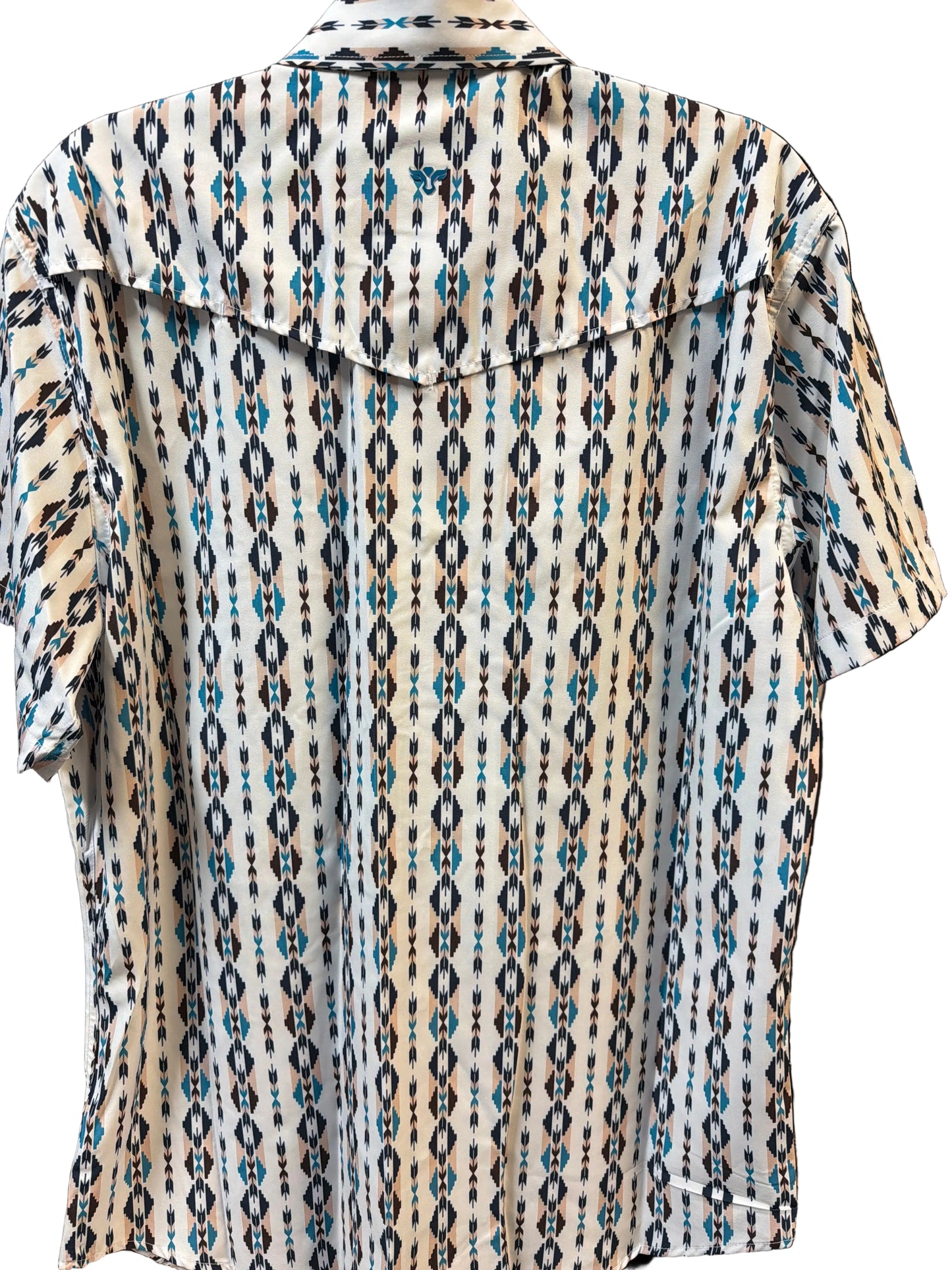 RODEO WESTERN SHIRT PEARL SNAP AZTEC PRINT