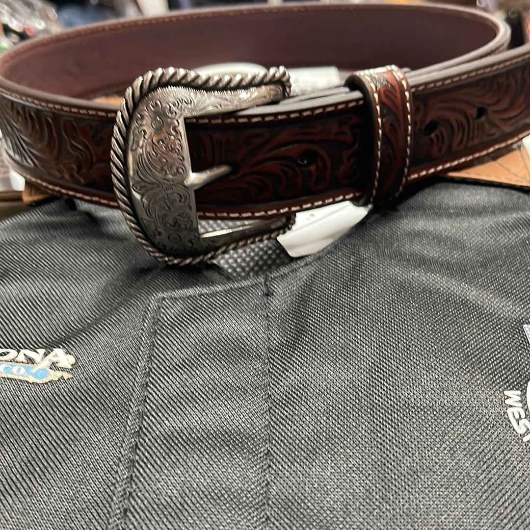 Nocona Tooled Leather Belt