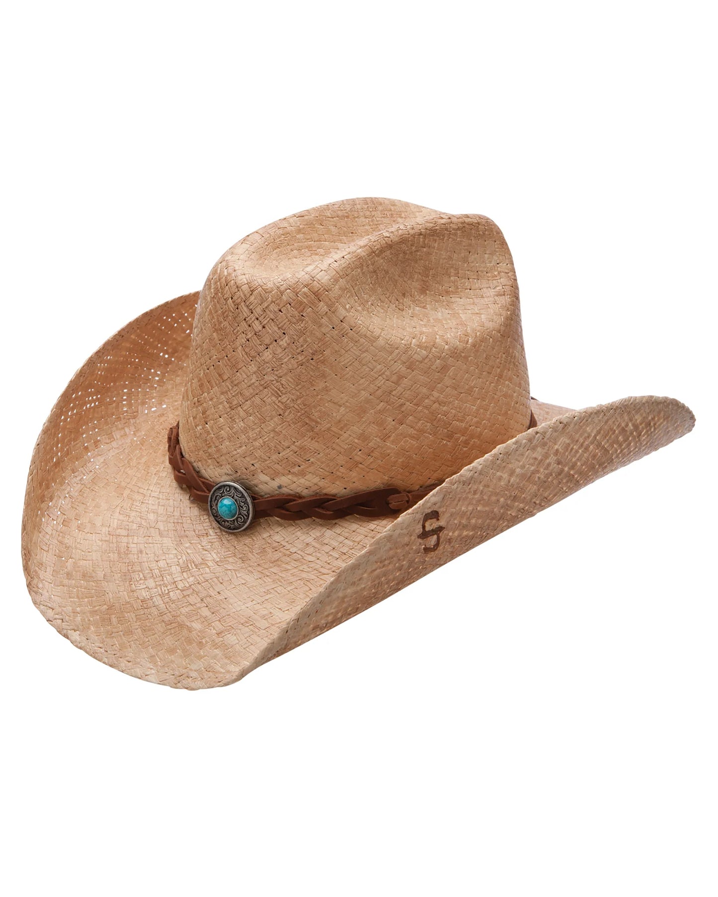 Stetson Flatrock Jute Straw Western Hat Flatrock