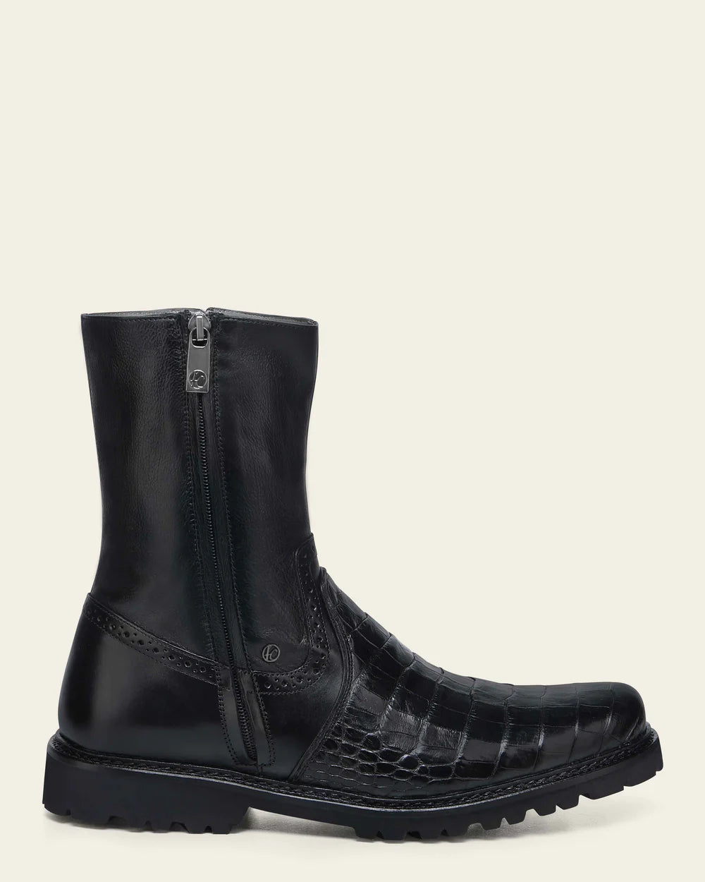 Cuadra Mens Boots black Exotic Aligator Urban