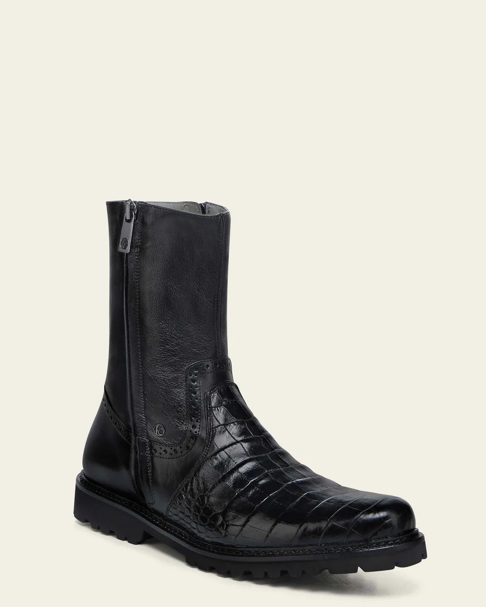 Cuadra Mens Boots black Exotic Aligator Urban