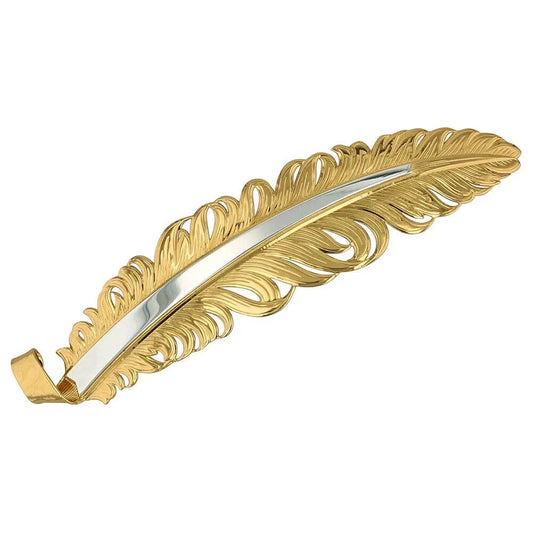 MONTANA SILVERSMITHS Golden Trophy Hat Feather
