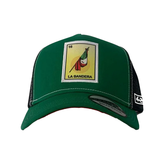 LARRY MAHAN La Bandera Green Cap