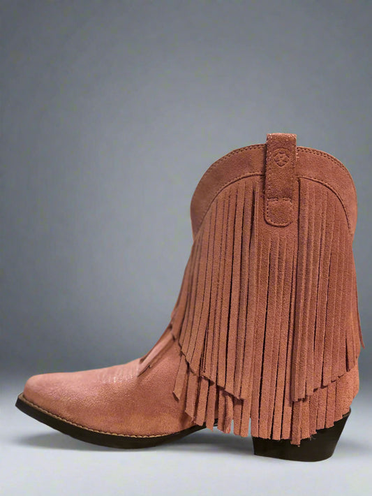 ARIAT Kid's Gold Rush Opal Fringe Boot