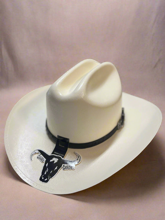 CUERNOS CHUECOS Men's 10,000X Straw Hat