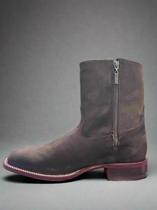 EL CANELO Men's Fango Nobuck Bernal Square Toe Botin
