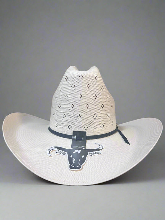 CUERNOS CHUECOS Men's 100X Sonora Flower Straw Hat