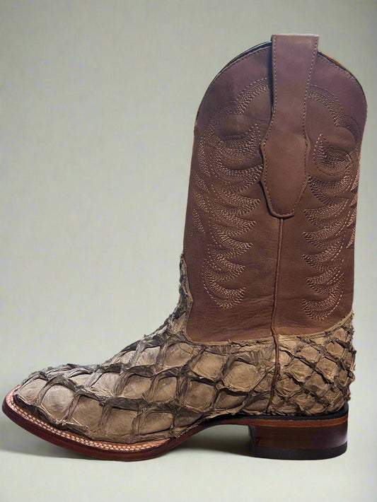 LOS ALTOS Men's Vintage Sand Pirarucu Boots