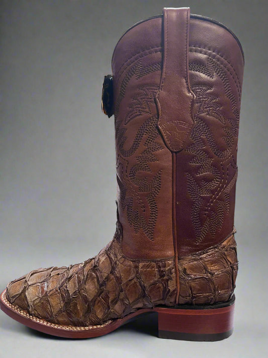 LOS ALTOS Men's Cinnamon Pirarucu Boots