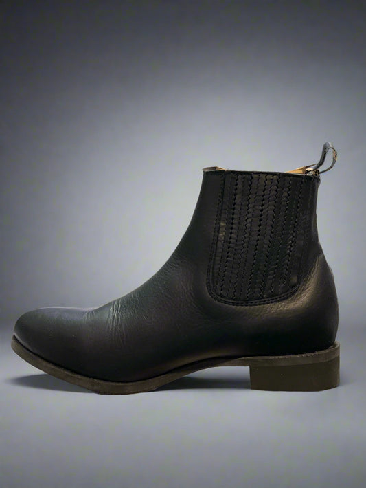 Original Michel Men's Grasso Black Charro Botin