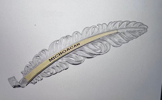 MONTANA SILVERSMITHS Michoacan Silver Classic Trophy Hat Feather