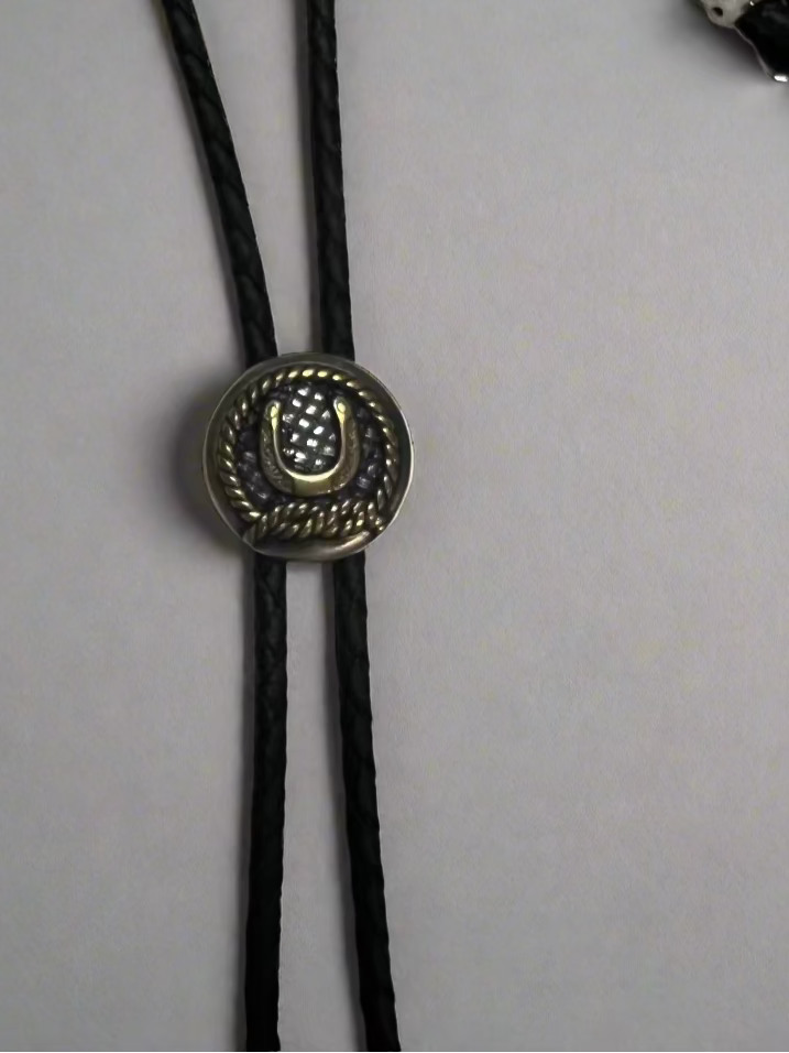 Small Round Design Bolo Tie