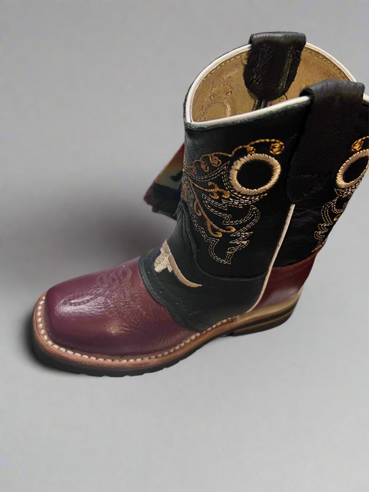 Potrero Kid's Pull Up Russet Brown Leather Boots