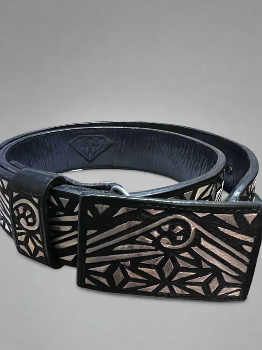 Men's Hilo de Plata Geo Design