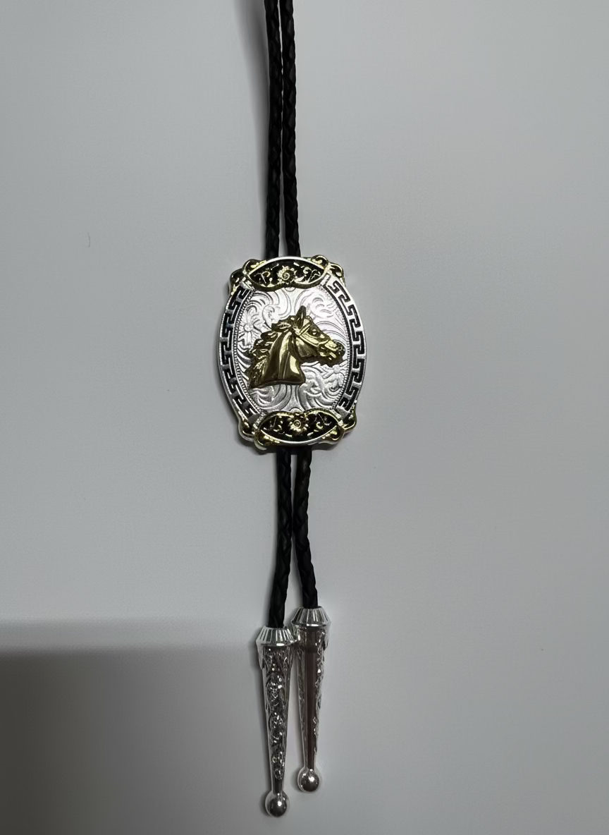 Assorted Gold and Silver Bolo Ties