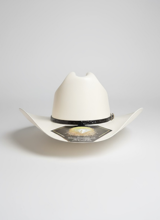 WHITE DIAMONDS Men's San Judas 100X 3" Straw Hat