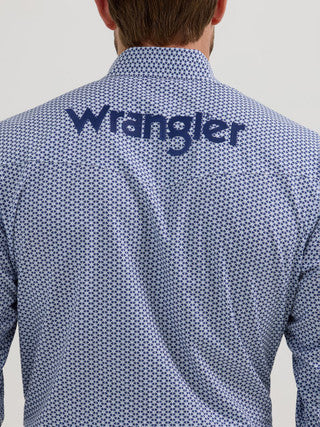 WRANGLER MENS LONG SLEEVE BLUE