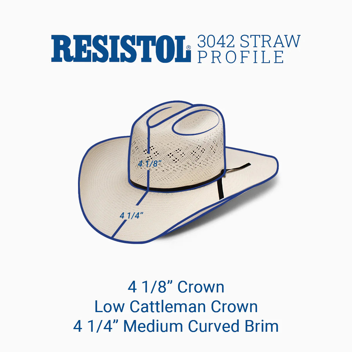 RESISTOL HAT CEDAR TRAIR NATURAL 20X