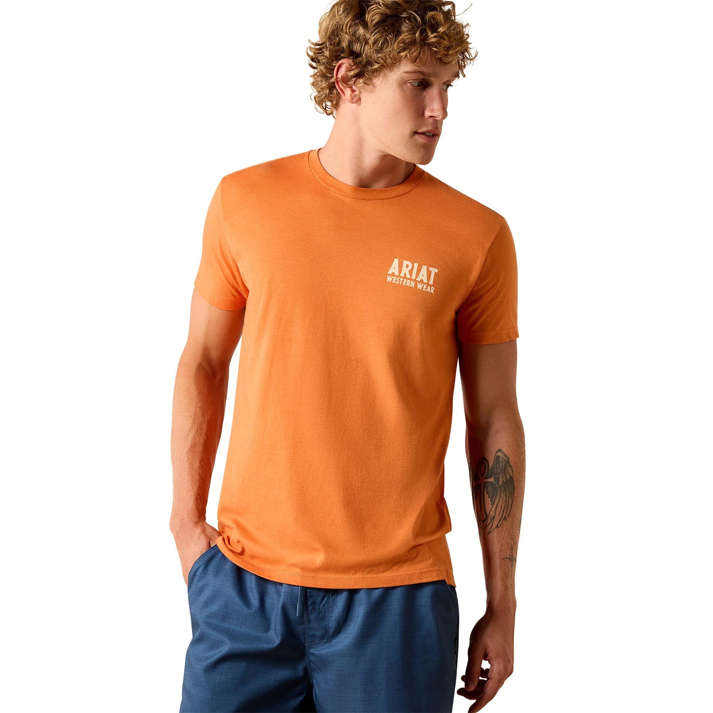 Ariat Men's Orange T-Shirt