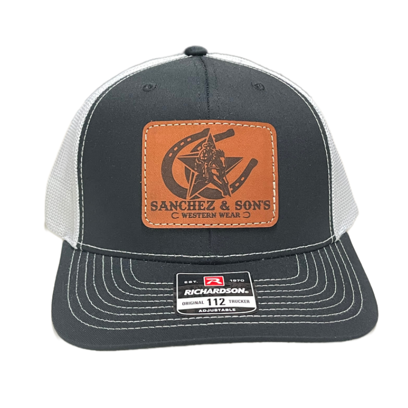 SANCHEZ_PATCH_BLACK_WHITE_CAP_front