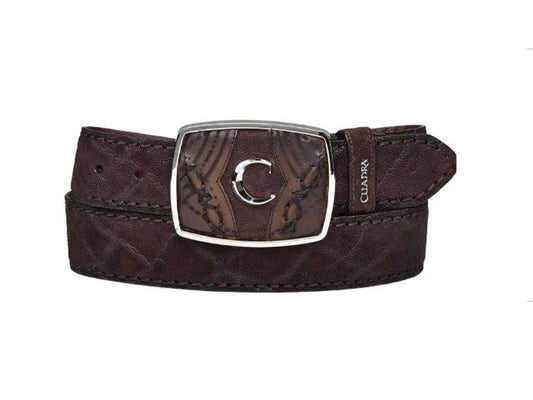 CUADRA Men's Brown Elephant Belt