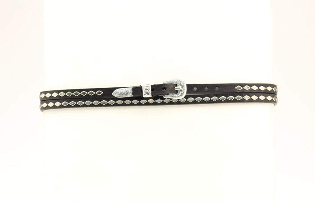 TWISTER Brown Leather with Silver Details