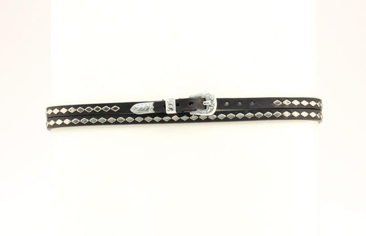 TWISTER Brown Leather with Silver Details