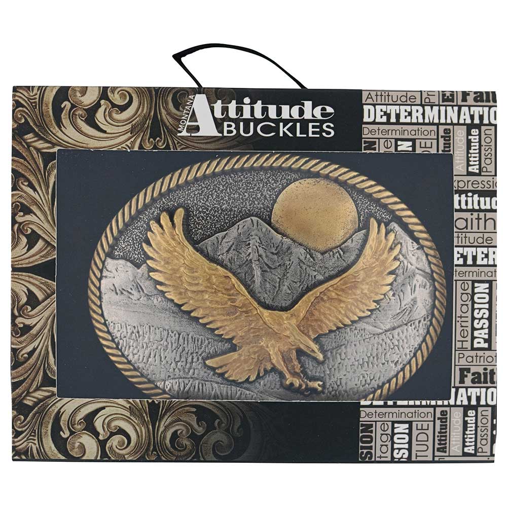 Montana Mountain Majesty Attitude Buckle