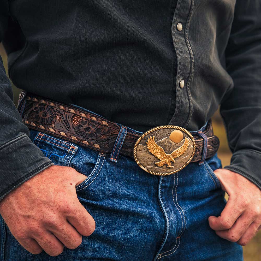 Montana Mountain Majesty Attitude Buckle