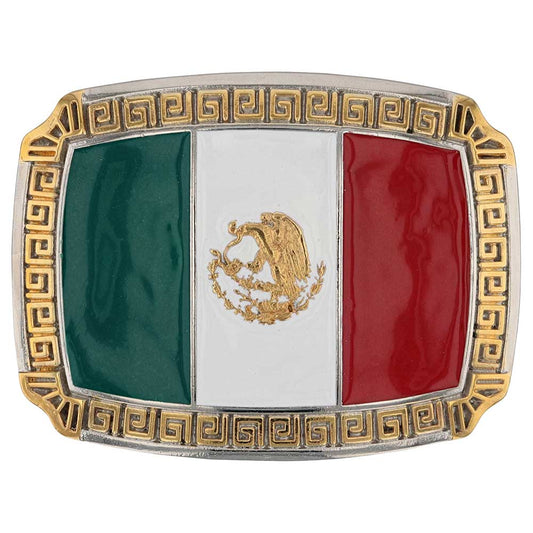 Montana Pride of Mexico Attitude Buckle