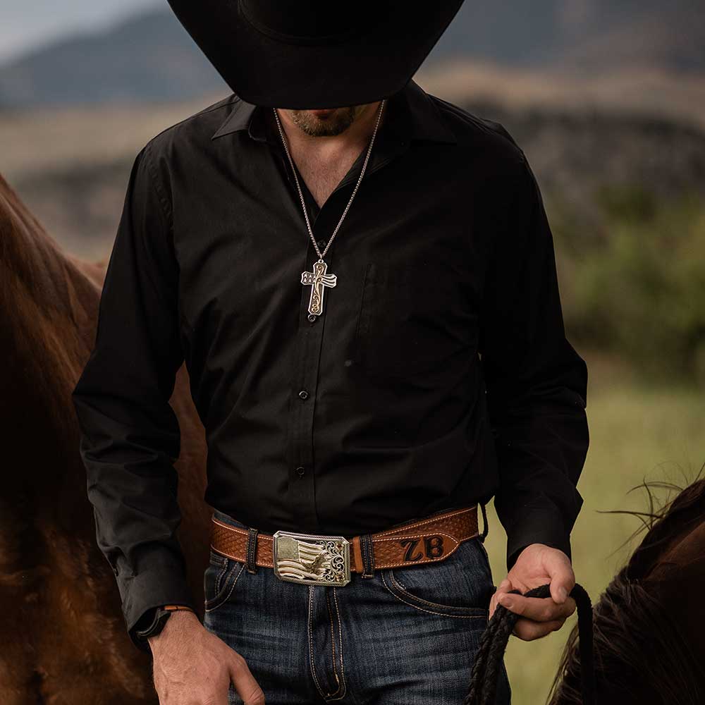 Noble Pride American Made Buckle With Eagle