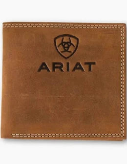 ARIAT Smooth Tan Bi-Fold Wallet