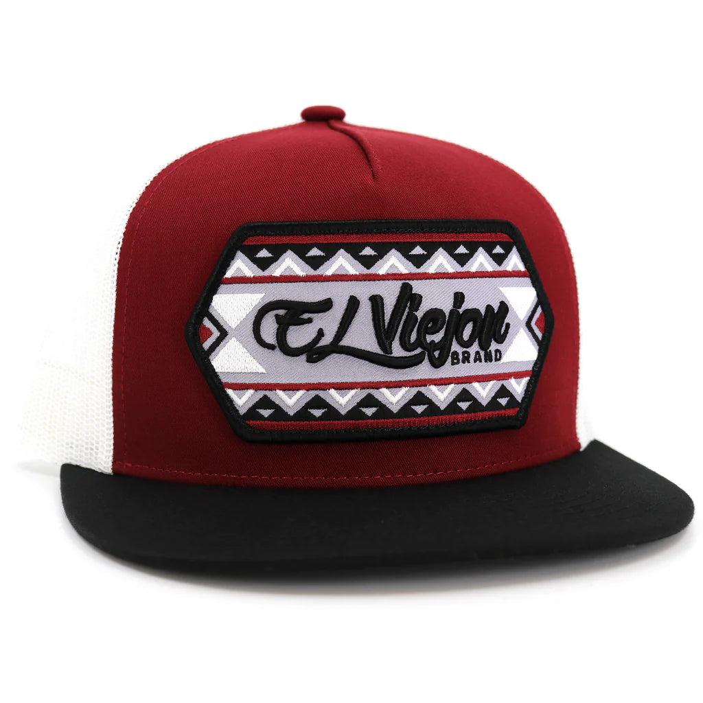 El Viejon Wasco Black/Maroon/White Cap