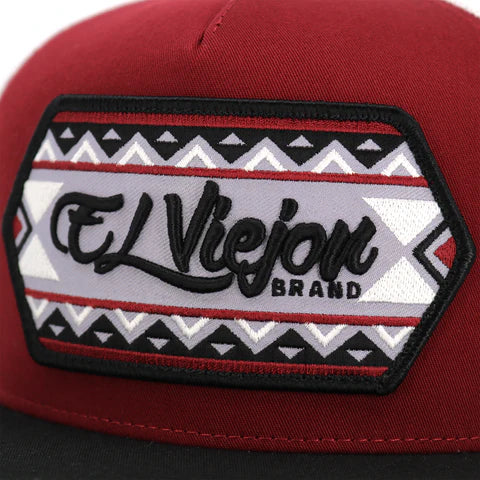 El Viejon Wasco Black/Maroon/White Cap